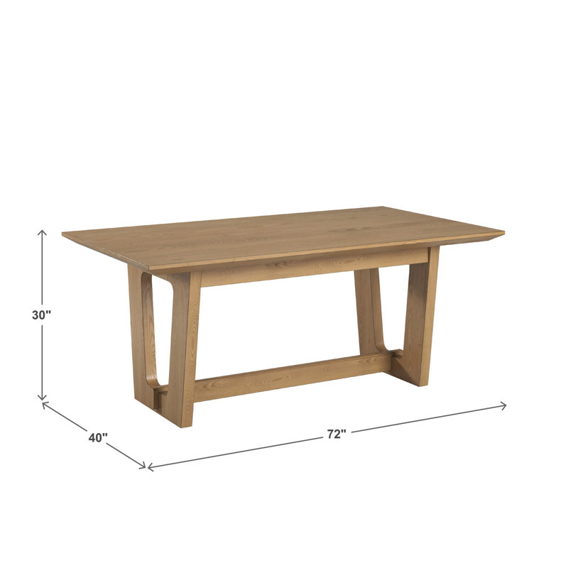 Cipolla 72" Wood Finish Rectangular Dining Set - 7-Piece, Dining Table, Beige Fabric Arm Chairs And Side Chairs, Oak Wash