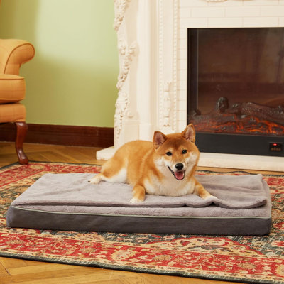 Orthopedic Faux Leather Pet Bed