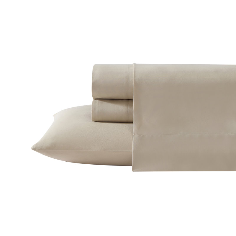 Microfiber Sheet Set, Twin, Tan