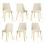 48cm H Linen Upholstered Upholstered Back Side Chair-960480529