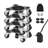 1200 lbs Capacity Steel Furniture Dolly Black Heavy-Duty Construction