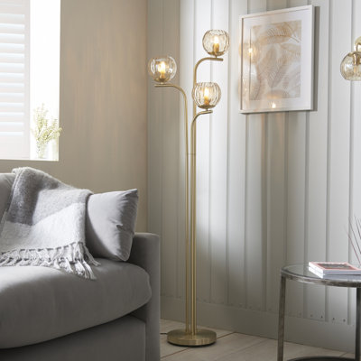 162 cm Armleuchter-Stehlampe Deasia