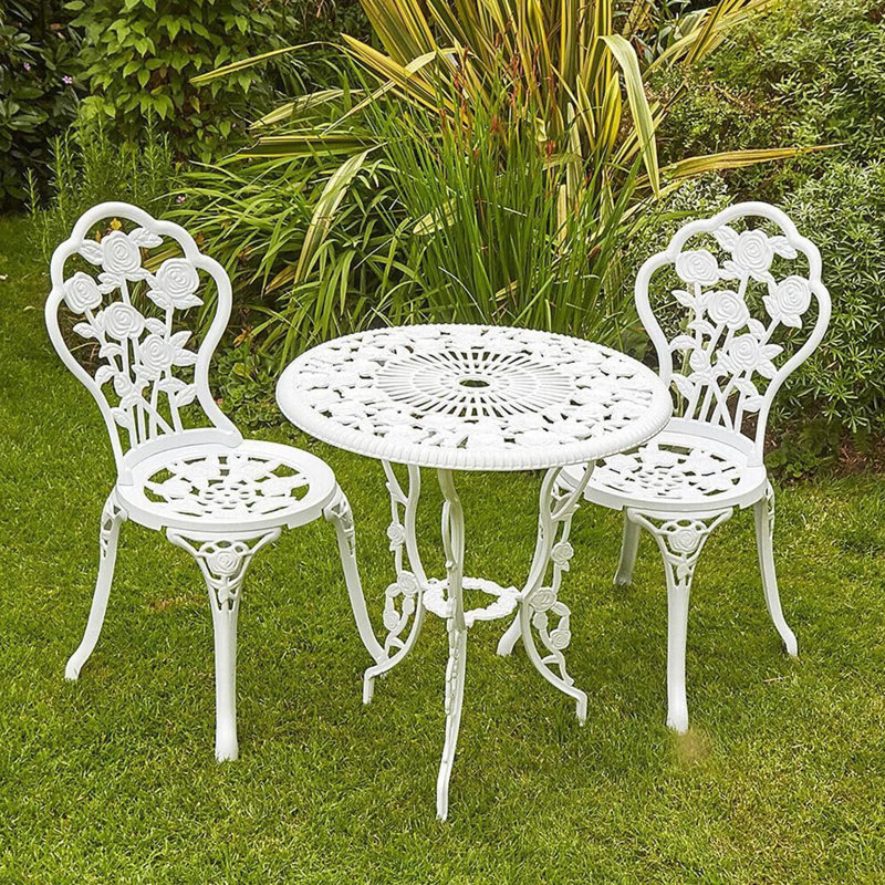 Abrahamsen 2 - Person Patio Dining Set with Round Table