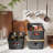 Elegant 5qt Stackable Storage Bins With Bamboo Lids