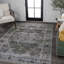 Tapis vert foncé / gris Alanya-1525625128
