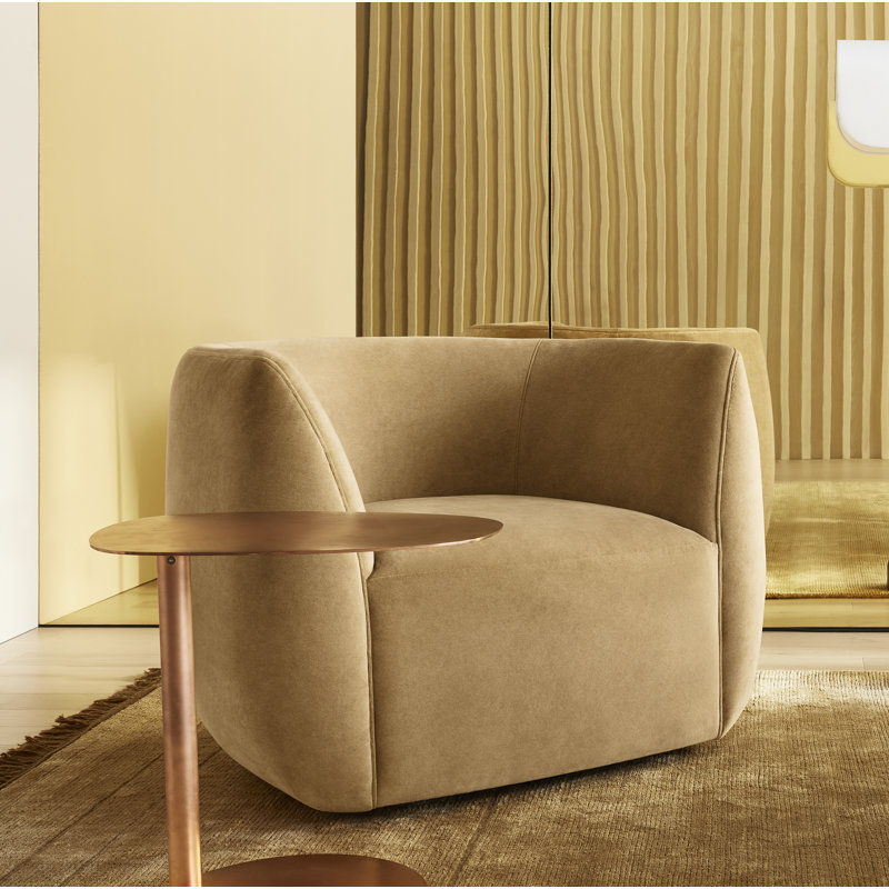 Swole Single End Table, Copper, 20" H x 20" W x 15" D
