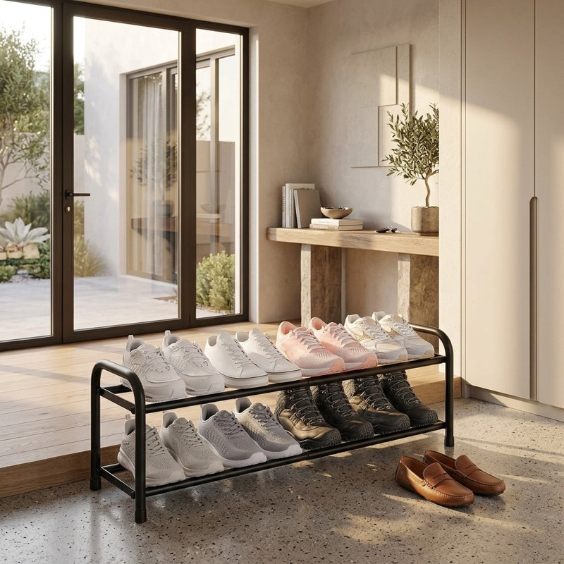 8 Pair Shoe Rack