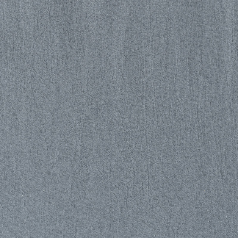 Archaeo Sarro Washed Cotton Semi-Sheer Tab Top Curtain Panel, 52" W x 95" L, Storm