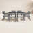Vivant 8 - Person Patio Dining Set with Square Table , Cushions Included-729129132-729129141