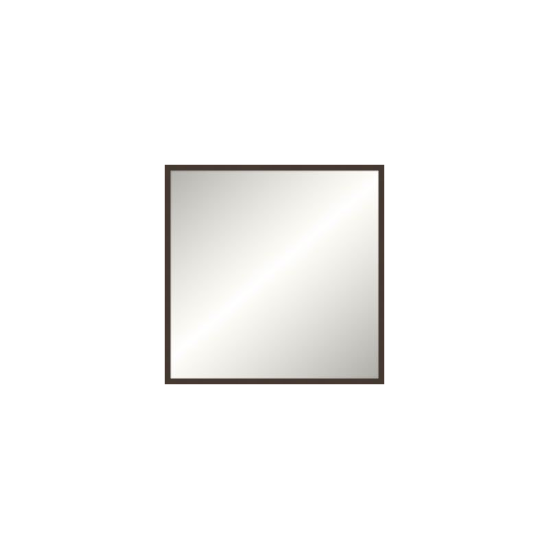 Davenport Solid Wood Mirror, Taupe, 37.75" x 37.75", Square