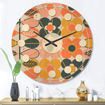 Horloge murale Botanical Design II