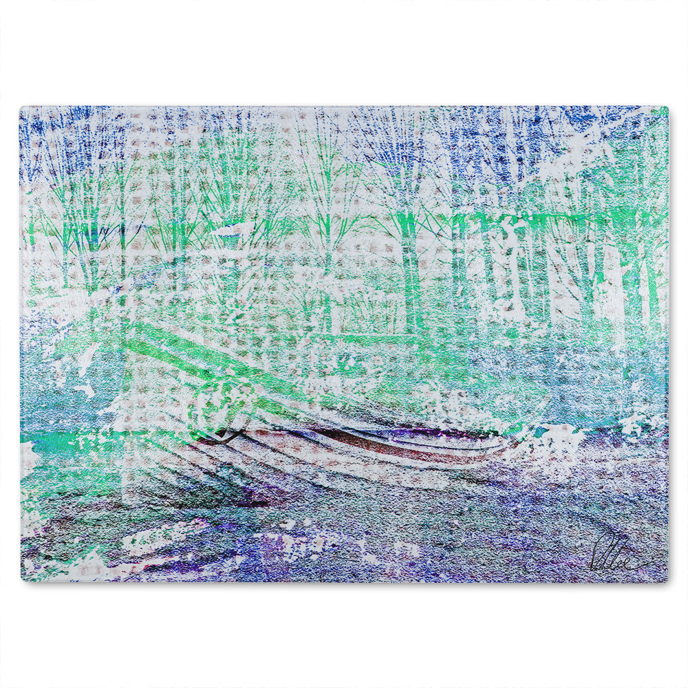 Washed Up Glass Chopping Board