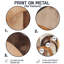 Earthtone Arc Composition - formes abstraites rondes, art mural en métal-1969945624