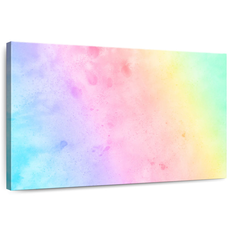 Avery pastel arc-en-ciel, H 26 po x l 39 po