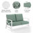 Mosier 54'' Wide Metal Loveseat with Cushions-1769684880-1790717041