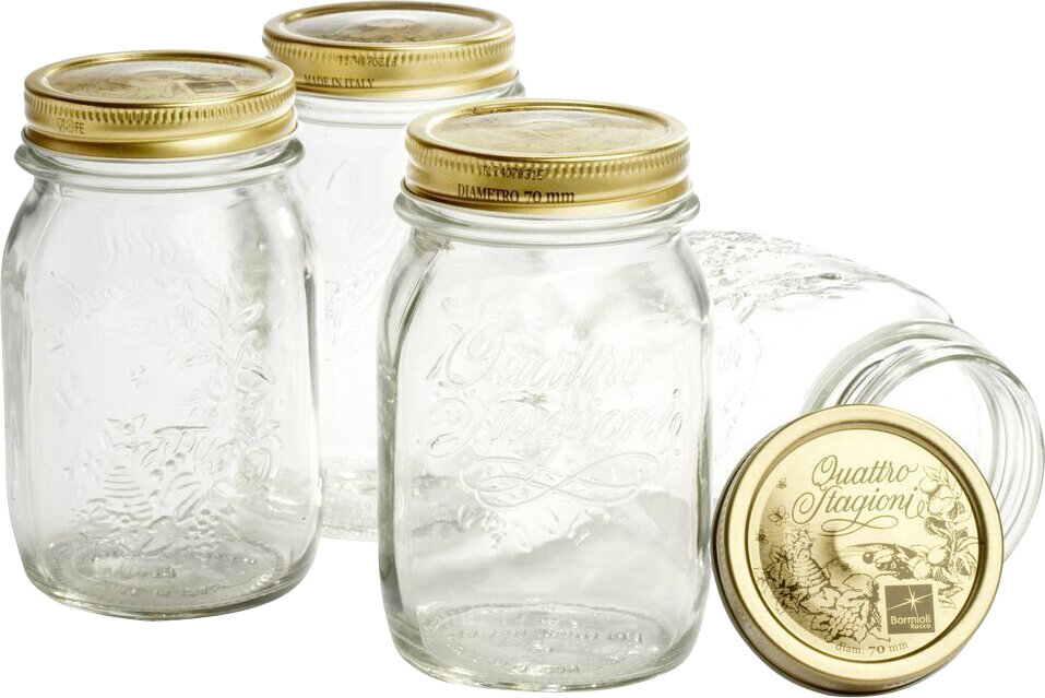 Bormioli Rocco Quattro Stagioni 5 oz. Canning Jar (Set of 4)