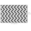 Reversible Outdoor RV Rug, 4' x 6' Patio Floor Mat, Grey & White