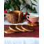 Handcrafted Olive Wood Coaster Set with Holder - Includes 6 Round Coasters and Versatile Holder