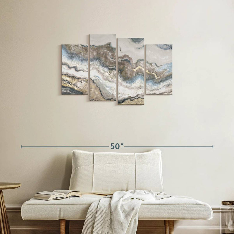 Avery Neutral Marble, 22" H x 36" W