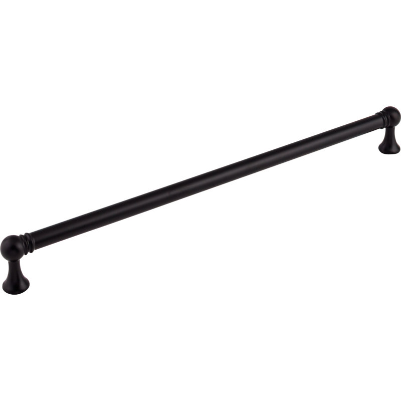 Kara Bar Pull, Black, 12"