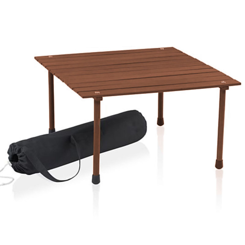 Table d'appoint pliante sahil, Teck