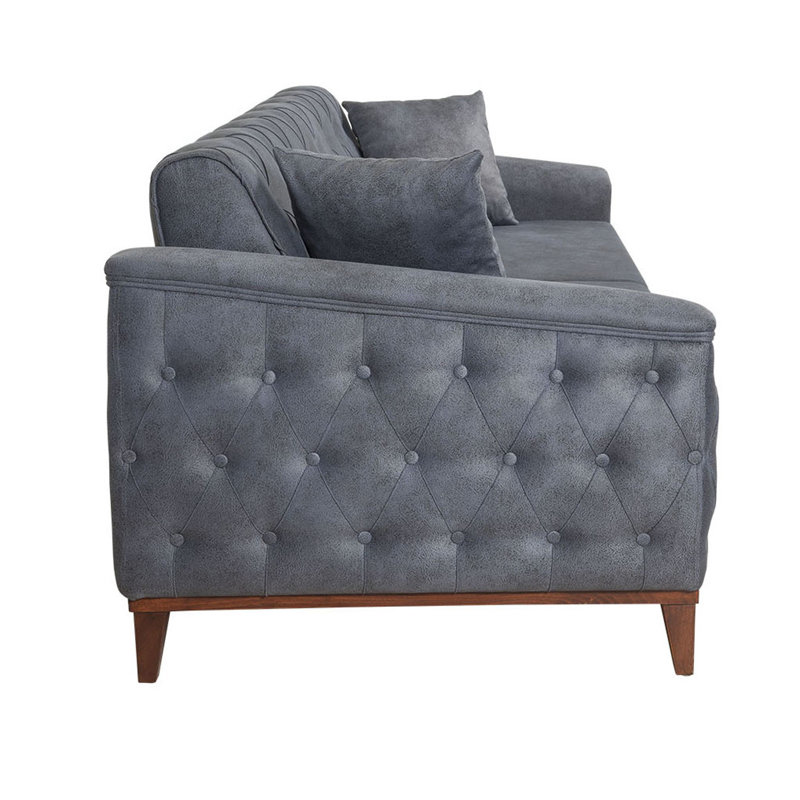 Yonkers Velvet Sofa, Blue
