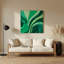 Art mural abstrait en métal vert 85-1623285365