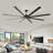 96 Inch Industrial Dc Motor Ceiling Fan, Large Ceiling Fan With 8 Reversible Blades, 5-Speed Remote Control, Home Or Commercial Ceiling Fans For Porch/Garage/Shop-1432853883