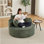 Canapé-lit simple en velours côtelé de 50 po L, sans assemblage requis, fauteuil-lit moderne moelleux pour le salon, la chambre à coucher, le salon et la salle de projection (pas une chaise pivotante)