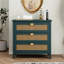 Armoire 3 tiroirs Adrielle au design élégant et naturel-121363654