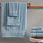 Ensemble de serviettes 6 pièces, 2 serviettes de bain, 2 serviettes à main, 2 débarbouillettes, serviettes de bain 100% coton doux et absorbant, ensemble de linge de bain-1845635512