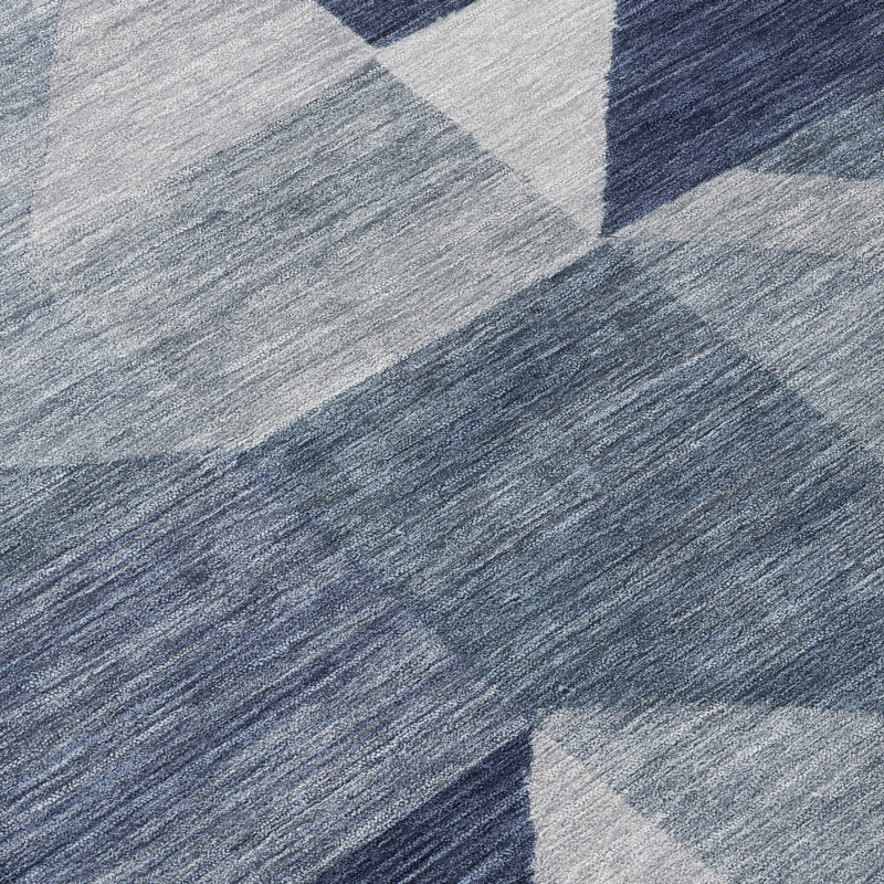 Machine Washable Indoor/Outdoor Kesler ACN2373 Geometric Rug, Rectangle 9' x 12'