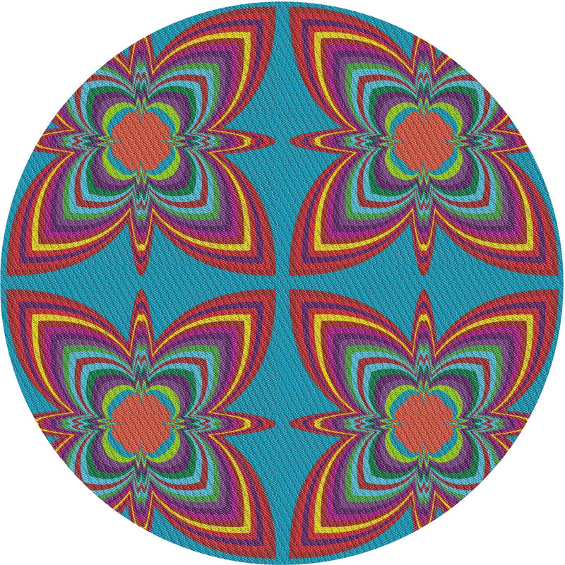 Tapis bleu, Rond 5 pi