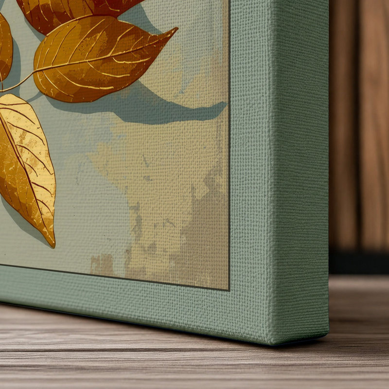 Gilded Botanica Botanical - Wrapped Canvas, 24x16 - 61.0 x 40.6 cm, Sage Border