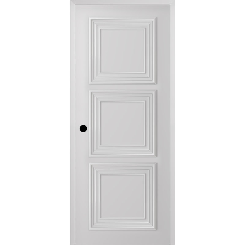 Intérieur moderne en bois manufacturé avec panneau apprêté à gauche Palazzo 3, 35,875 po x 83,23 po, Gauche