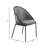 Urbane Modern Upholstered Dining Chair In Vinyl With Curved Back Design For Home And Kitchen Arm Chair-338733244