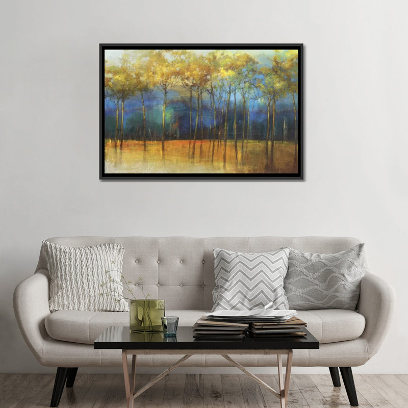 " Melancholy " by PI Studio, 18" H x 26" W x 1.5" D, Black Framed Canvas, No Mat