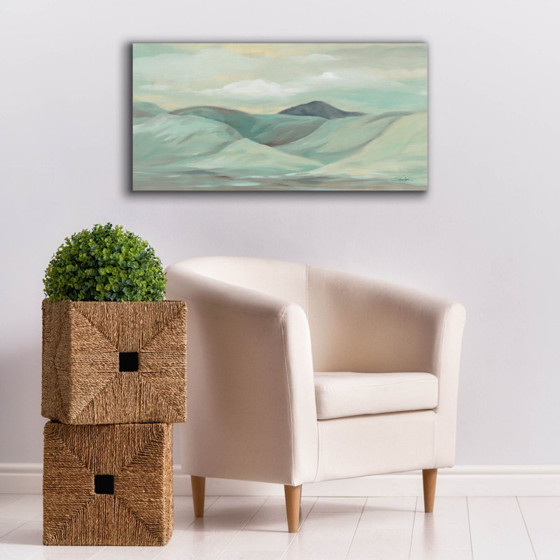 «Mint Hills» par Silvia Vassileva, art mural sur toile
