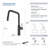 KIBI Macon Pull Down Kitchen Faucet-41659822-48024393