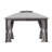 Sunjoy  Outdoor Patio Steel Frame 11 x 13 ft. 2-Tier Soft Top Gazebo,Netting and Curtains-53617779