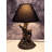Mythical Creature Sasquatch Big Foot Cryptid Ape By Tree Trunk Table Lamp Décor