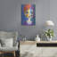 Art mural en métal «Violet Haired» par Holly Wojhan-102372485