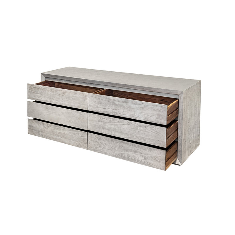 Commode à six tiroirs