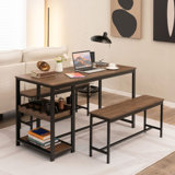 Estine 4 - Person Trestle Dining Set