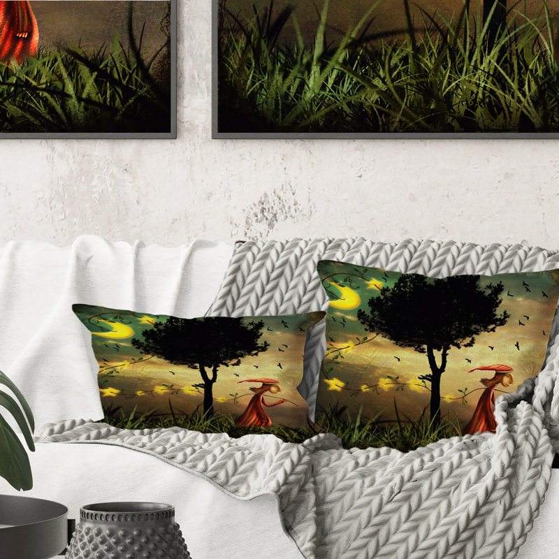 Coussin The Boy Collectioning Stars - Nouveauté, 16 po x 16 po