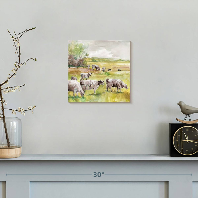 Spring Herd, 10" H x 10" W
