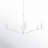Ensley 6 - Light Steel Dimmable Chandelier-91094824