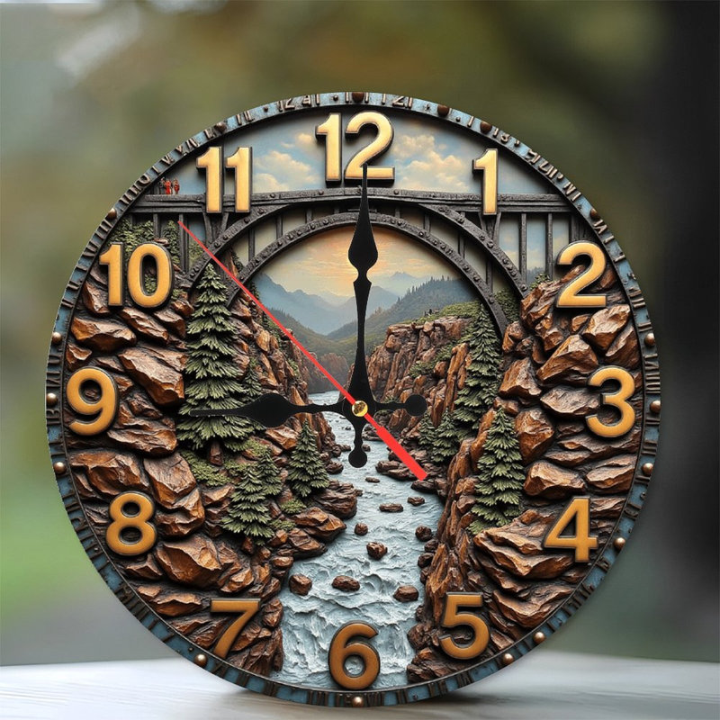 Horloge murale River Canyon