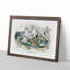 Crane, Stork, Egret & Heron by Oliver Goldsmith - Picture Frame Painting Print on MDF-55490287-55490286