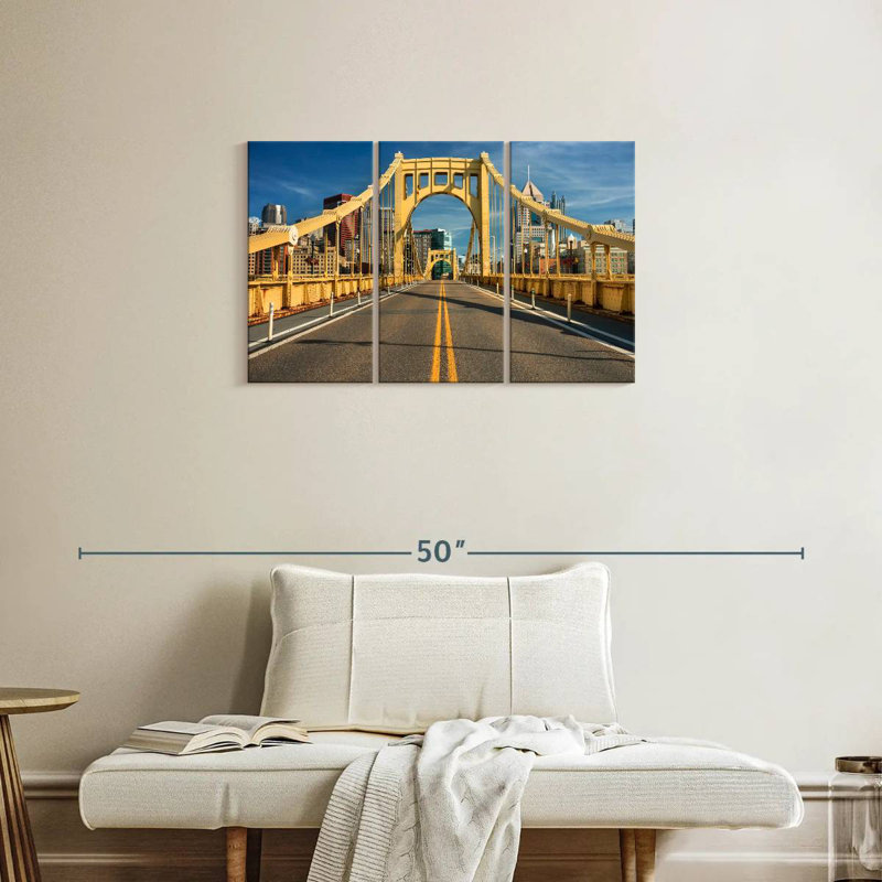 Mehar The Roberto Clemente Bridge, 20" H x 33" W